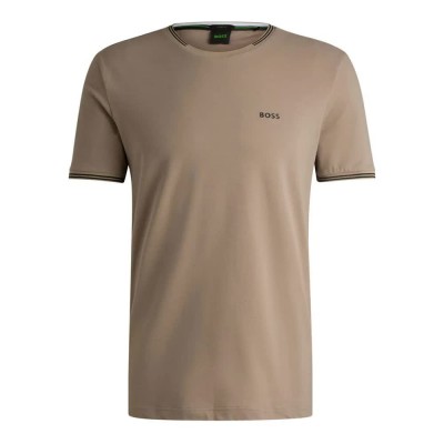 тениска,мъжки,тениски,дамски,тениски,boss,taul,10255848,short,sleeve,t,shirt,brown,(light,pastel,green)