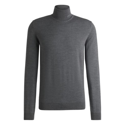 блуза,мъжки,пуловери,hugo,san,thomas,m,10243187,high,neck,sweater,medium,grey,(grey)