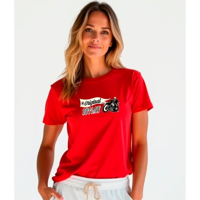 тениска,дамски,тениски,kruskis,original,outlaw,short,sleeve,t,shirt,red,(red)