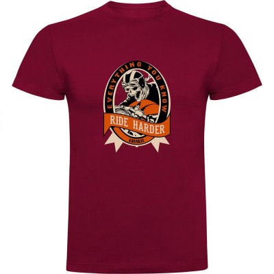 тениска,мъжки,тениски,kruskis,ride,harder,short,sleeve,t,shirt,dark,red,(red)