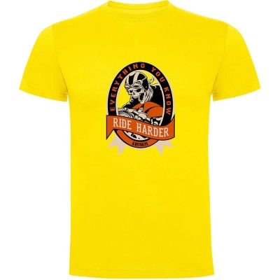 тениска,мъжки,тениски,kruskis,ride,harder,short,sleeve,t,shirt,yellow