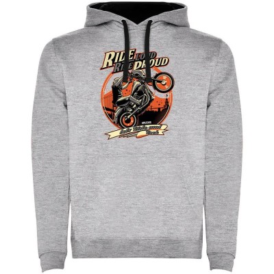 суичър,мъжки,пуловери,kruskis,ride,loud,two,colour,hoodie,heather,grey,black,(grey)