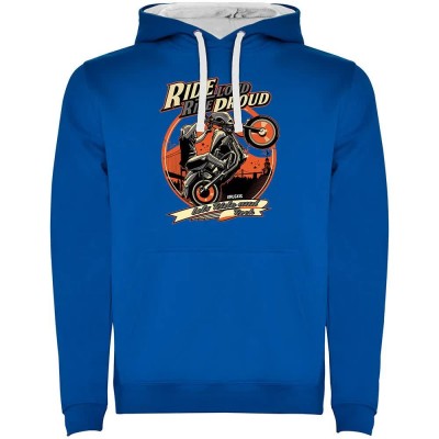 суичър,мъжки,пуловери,kruskis,ride,loud,two,colour,hoodie,royal,blue,white,(blue)