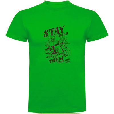 тениска,мъжки,тениски,kruskis,stay,wild,short,sleeve,t,shirt,green