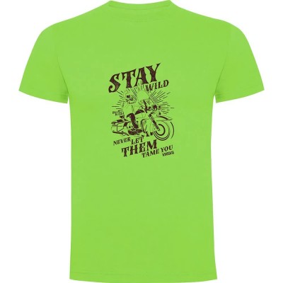 тениска,мъжки,тениски,kruskis,stay,wild,short,sleeve,t,shirt,light,green,(green)