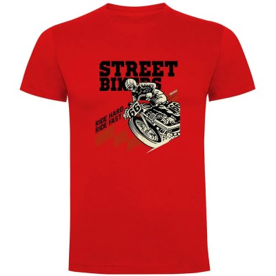 тениска,мъжки,тениски,kruskis,street,bikers,short,sleeve,t,shirt,red