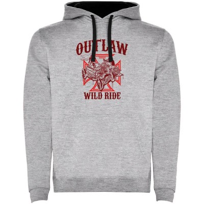 суичър,мъжки,пуловери,kruskis,wild,ride,two,colour,hoodie,heather,grey,black,(grey)