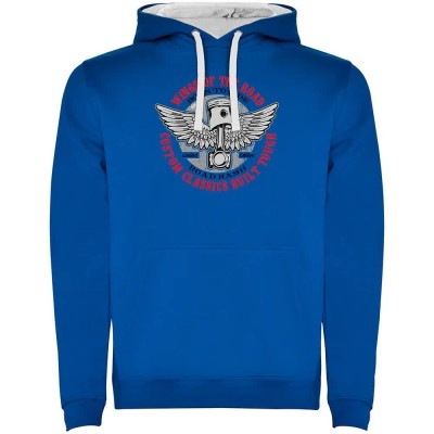 суичър,мъжки,пуловери,kruskis,wings,of,road,two,colour,hoodie,royal,blue,white,(blue)