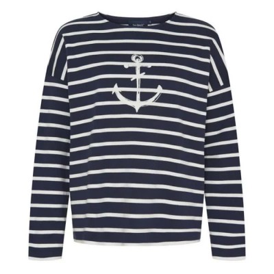 тениска,дамски,тениски,sea,ranch,nessie,print,long,sleeve,t,shirt,blue,(sr,navy,pearl)