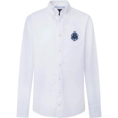 риза,с,дълъг,ръкав,мъжки,ризи,hackett,heritage,white,oxford,long,sleeve,shirt,white