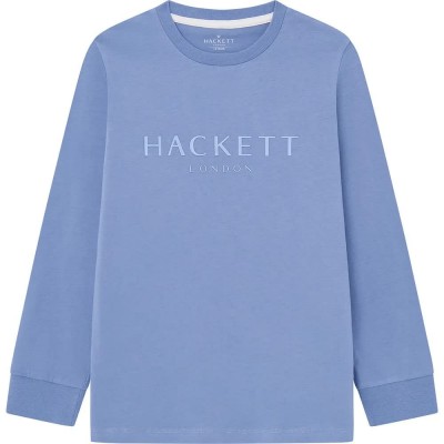 тениска,детски,тениски,hackett,logo,long,sleeve,t,shirt,blue,(chambray,blue)