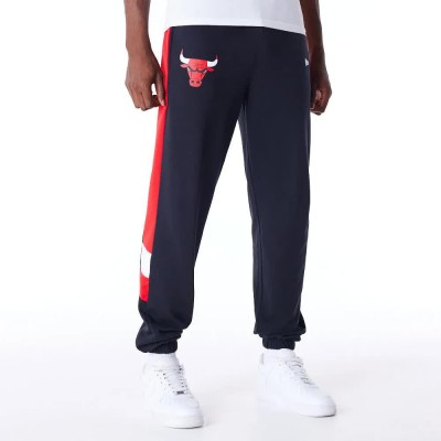 анцуг,мъжки,панталони,new,era,nba,panel,chicago,bulls,joggers,black