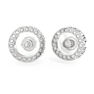 бижутерия,guess,bond,earrings,silver,(silver)