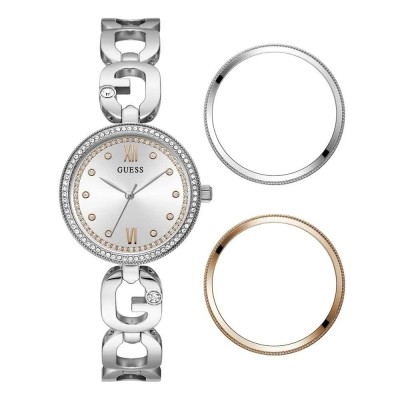 часовник,часовници,guess,empower,woman,watch,silver,(silver)