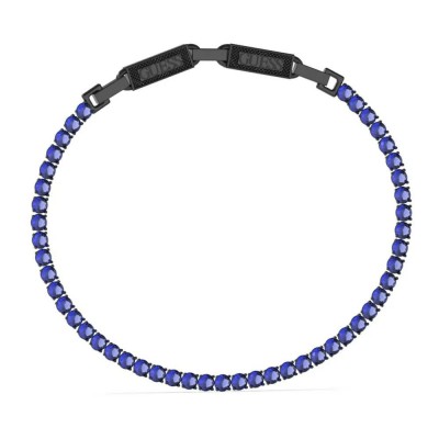 бижутерия,guess,jumb03237,bracelet,black,lbt,(silver)