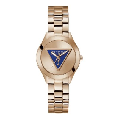 часовник,часовници,guess,tri,plaque,watch,rose,gold,pink,(golden)