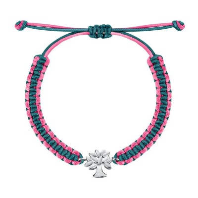 бижутерия,le,petite,story,br,family,leaf,shape,2,bracelet,pink,(green)