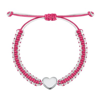 бижутерия,le,petite,story,br,love,heart,shape,2,bracelet,pink,(pink)