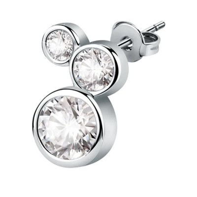 бижутерия,le,petite,story,exigo,bezel,3,earrings,silver,(white)