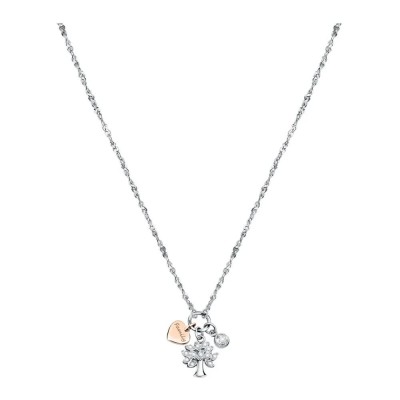 бижутерия,le,petite,story,family,charms,story,necklace,silver,(rose,gold,pink)