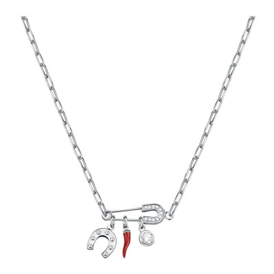 бижутерия,le,petite,story,friendshipsafety,pin,necklace,silver,(silver)