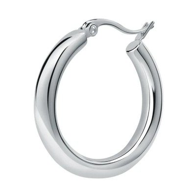 бижутерия,le,petite,story,hoop,midi,2,mm,earrings,silver,(white)