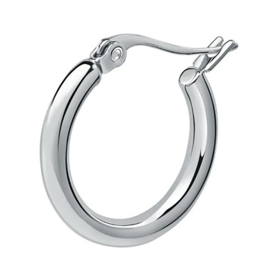 бижутерия,le,petite,story,hoop,mini,15,mm,earrings,silver,(white)