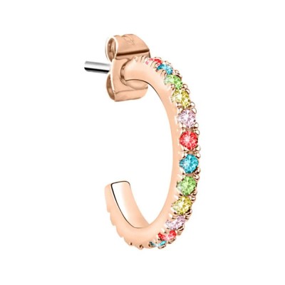 бижутерия,le,petite,story,hoop,rg,medium,rainbow,cry,earrings,golden,(multicolour)