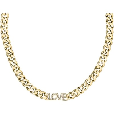 бижутерия,le,petite,story,letter,love,pave,necklace,golden,(gold,golden)