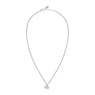 бижутерия,le,petite,story,lucky,number,number,4ss,necklace,silver,(silver)
