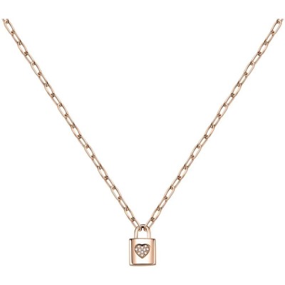 бижутерия,le,petite,story,padlock,rg,necklace,golden,(gold,pink)