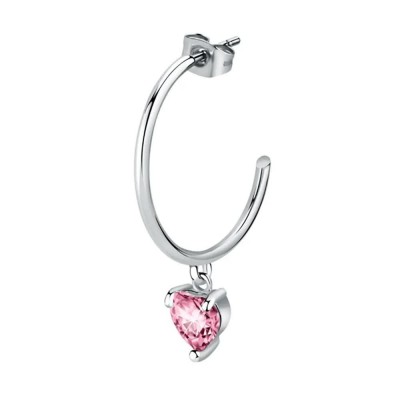бижутерия,le,petite,story,ss,pla,pink,pp,stone,earrings,silver,(silver)