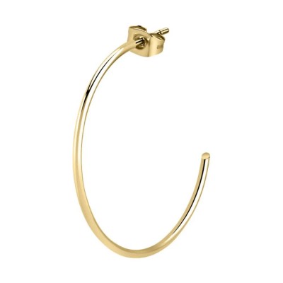 бижутерия,le,petite,story,steel,post,c,hoop,50,mm,earrings,golden,(gold,golden)