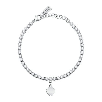 бижутерия,le,petite,story,tennis,friendship,cryst,4,leaf,bracelet,silver,(silver)
