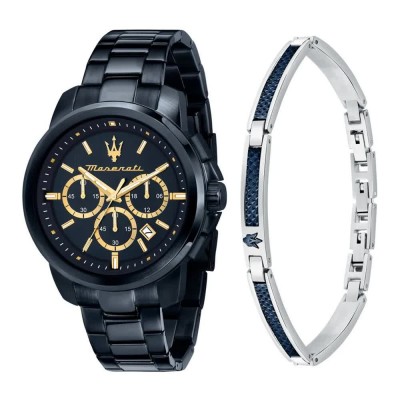 часовник,часовници,maserati,successo,44,mm,watch,blue,(silver)