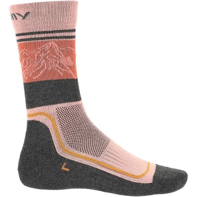 чорапи,дамски,чорапи,viking,boosocks,long,socks,pink,grey,(multicolor)