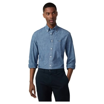 риза,с,дълъг,ръкав,мъжки,ризи,façonnable,fm301916,long,sleeve,shirt,blue