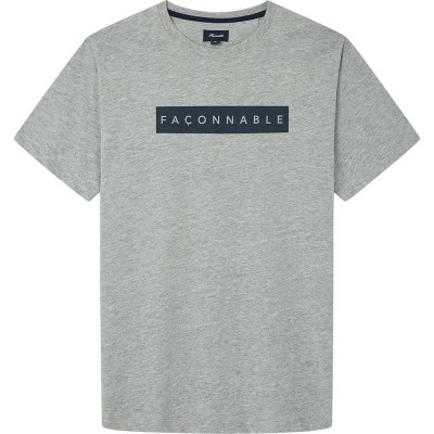 тениска,мъжки,тениски,façonnable,fm510247,short,sleeve,t,shirt,grey
