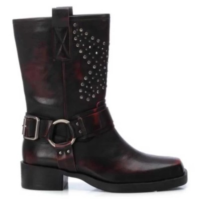 дамски,боти,мъжки,боти,xti,142999,booties,black,(burgundy)