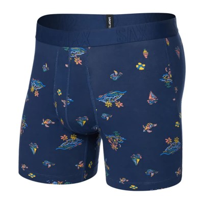боксерки,мъжко,бельо,saxx,underwear,droptemp™,cooling,brief,fly,boxers,island,life,midnight,(blue)