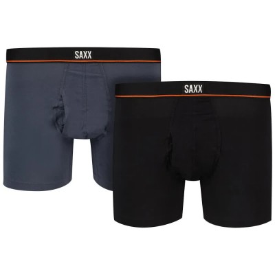 боксерки,мъжко,бельо,saxx,underwear,non,stop,stretch,brief,fly,boxers,2,units,grey