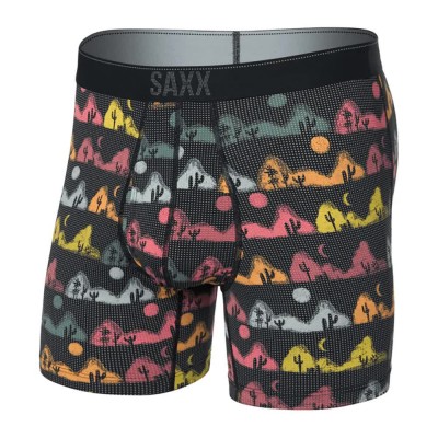 боксерки,мъжко,бельо,saxx,underwear,quest,quick,dry,mesh,brief,fly,boxers,black,(mesa,nightfall,black)
