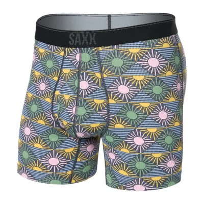 боксерки,мъжко,бельо,saxx,underwear,quest,quick,dry,mesh,brief,fly,boxers,rise,and,shine,ebony,(green)