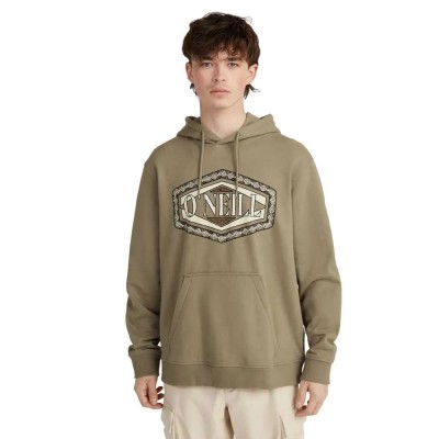 суичър,мъжки,пуловери,o´neill,front,print,hoodie,brown,(concrete)