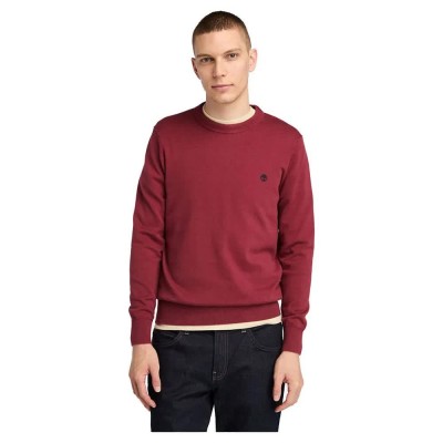 блуза,мъжки,пуловери,timberland,williams,river,cotton,yd,sweater,cordovan,(red)