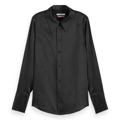 риза,с,дълъг,ръкав,дамски,блузи,дамски,ризи,scotch,&,soda,177651,long,sleeve,shirt,black