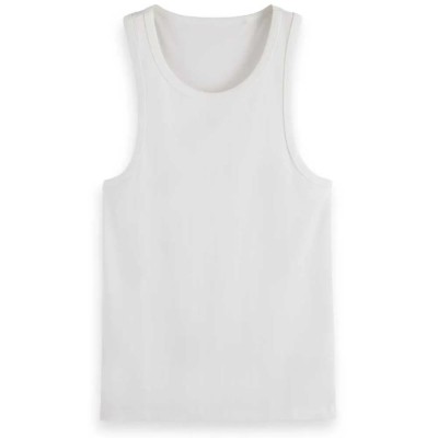 тениска,мъжки,тениски,scotch,&,soda,179190,sleeveless,t,shirt,white