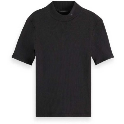 тениска,мъжки,тениски,дамски,тениски,scotch,&,soda,179219,short,sleeve,t,shirt,black,(black)