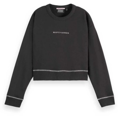 блуза,дамски,блузи,scotch,&,soda,179223,sweatshirt,black