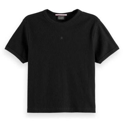 тениска,мъжки,тениски,дамски,тениски,scotch,&,soda,179225,short,sleeve,t,shirt,black,(black)
